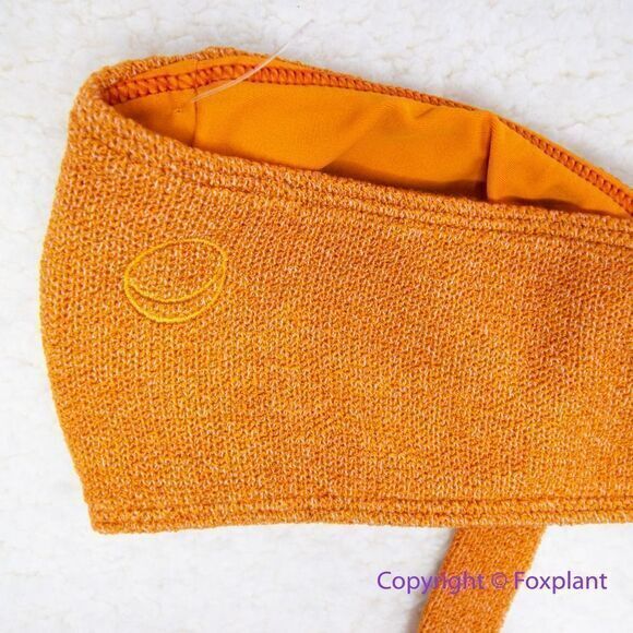 New! Set! In‎ Your Arms Free People Oceanic Bikini Top and bottom orange, size M - Picture 9 of 13
